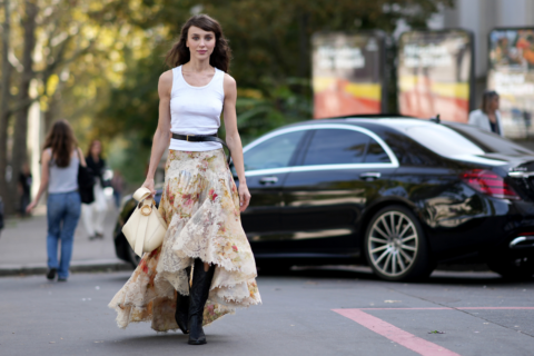 street style photo, women's tank tops