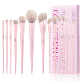 Jessup Pink Makeup Brushes Set, amazon big spring sale beauty deals