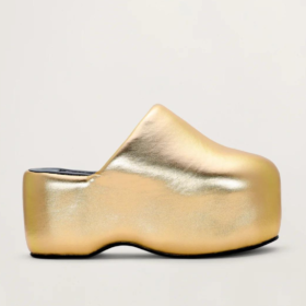 simon miller gold platform sandals