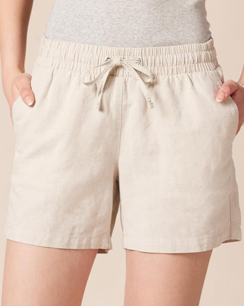 amazon essentials linen shorts