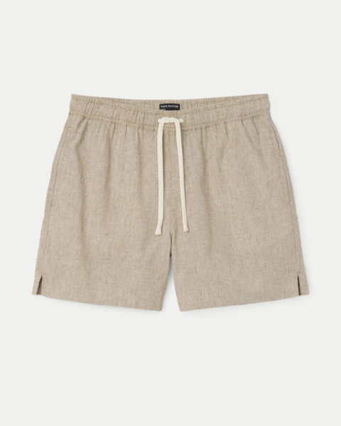 frank and oak men's linen shorts