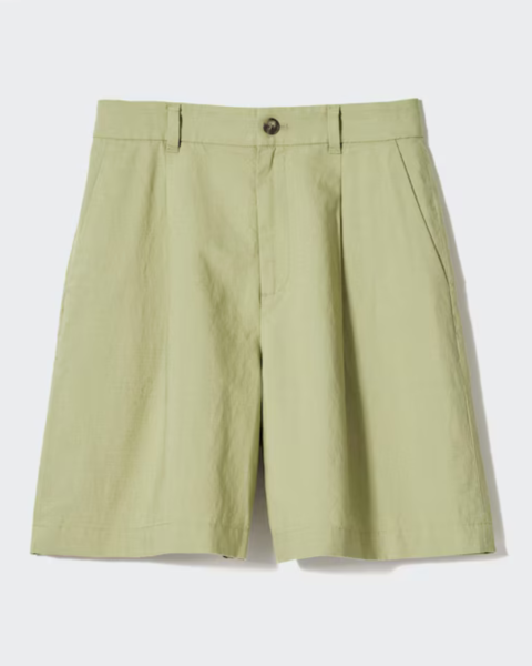 uniqlo linen shorts